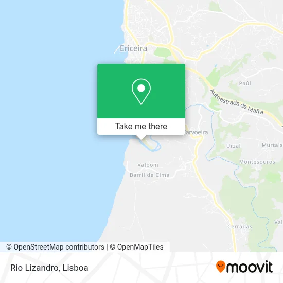 Rio Lizandro mapa