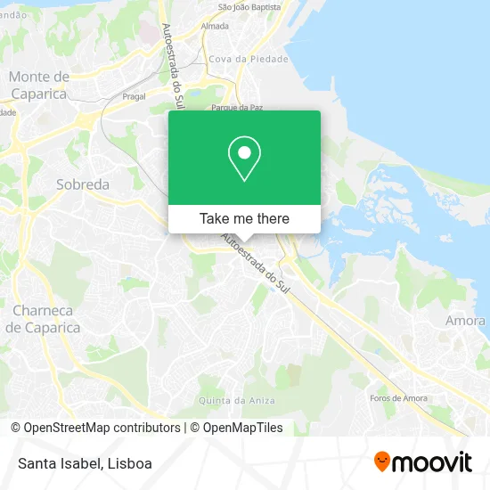 Santa Isabel map