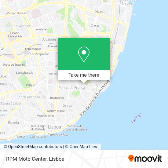 RPM Moto Center mapa