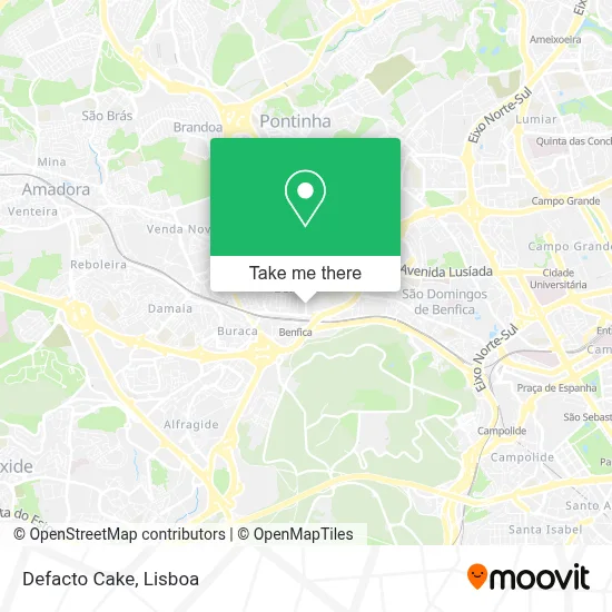 Defacto Cake map