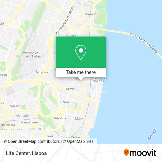 Life Center map
