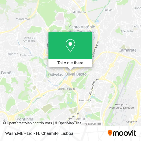 Wash.ME - Lidl- H. Chaimite map