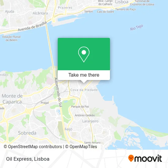 Oil Express map