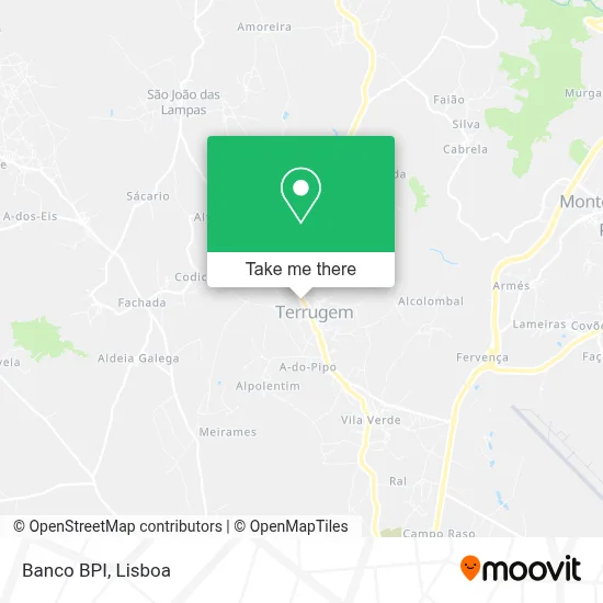 Banco BPI map