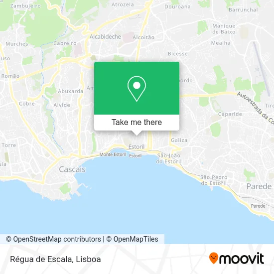 Régua de Escala map
