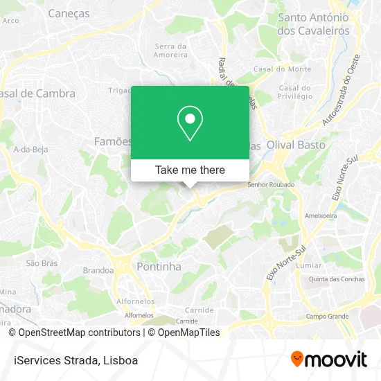 iServices Strada map