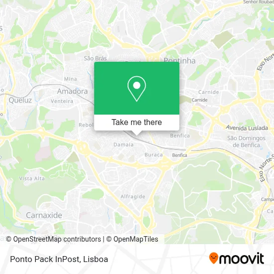 Ponto Pack InPost map