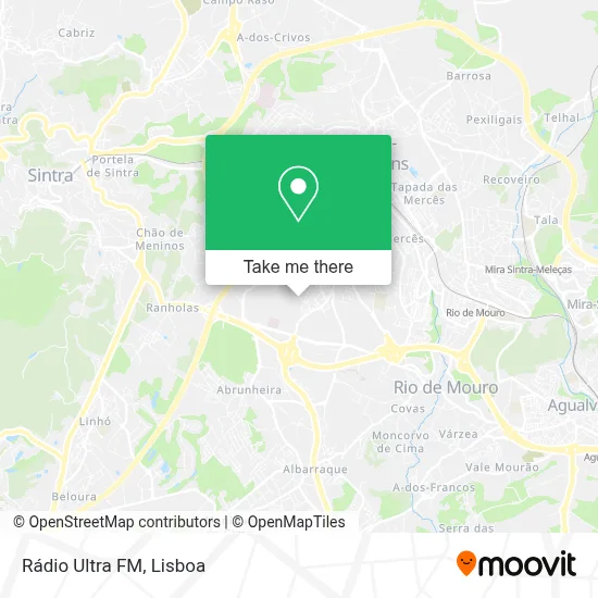 Rádio Ultra FM map