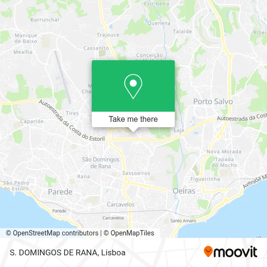 S. DOMINGOS DE RANA map