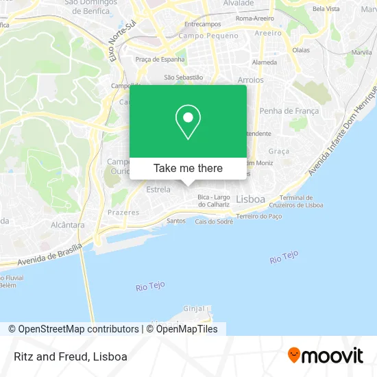 Ritz and Freud mapa