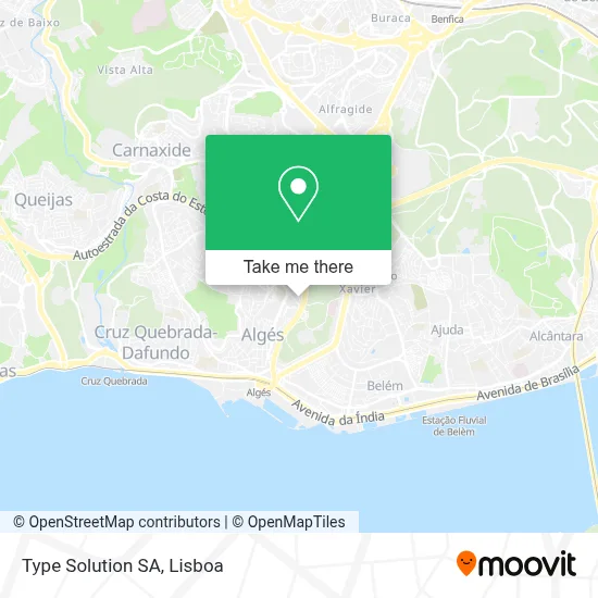 Type Solution SA map