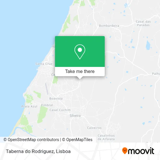 Taberna do Rodriguez map