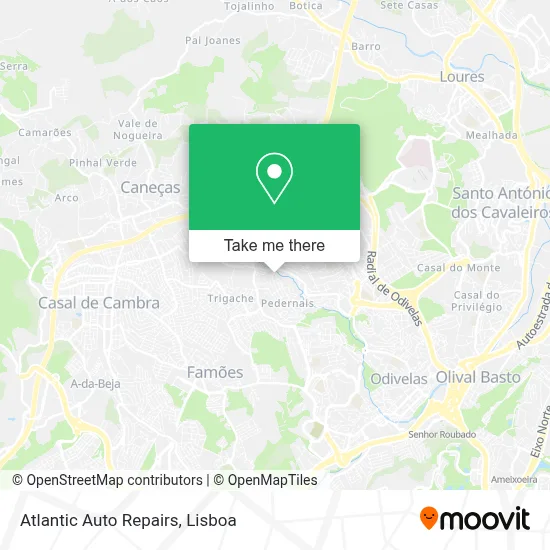 Atlantic Auto Repairs map