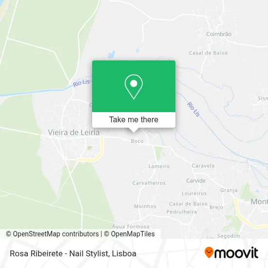 Rosa Ribeirete - Nail Stylist map