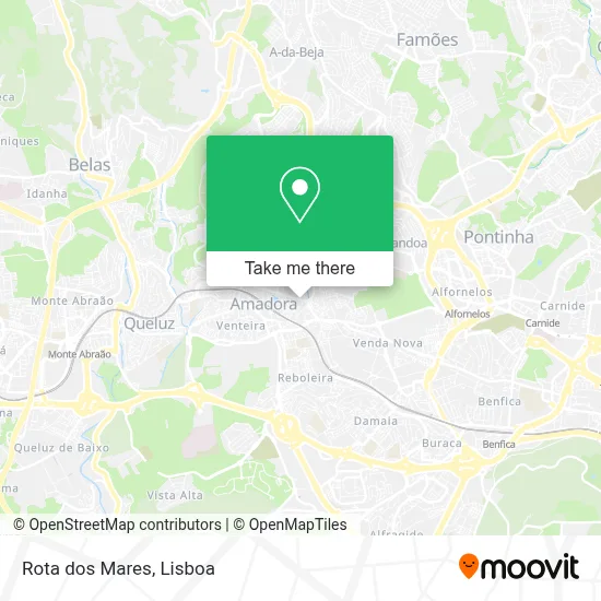 Rota dos Mares mapa