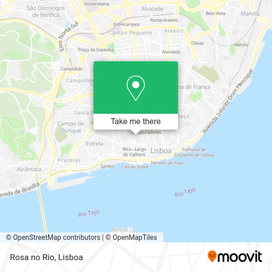 Rosa no Rio map