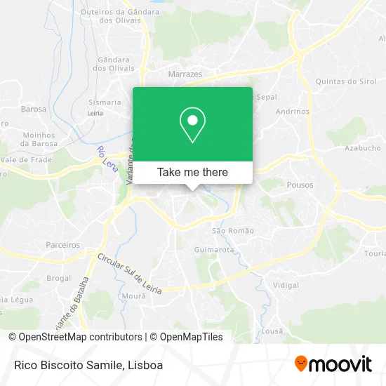 Rico Biscoito Samile mapa