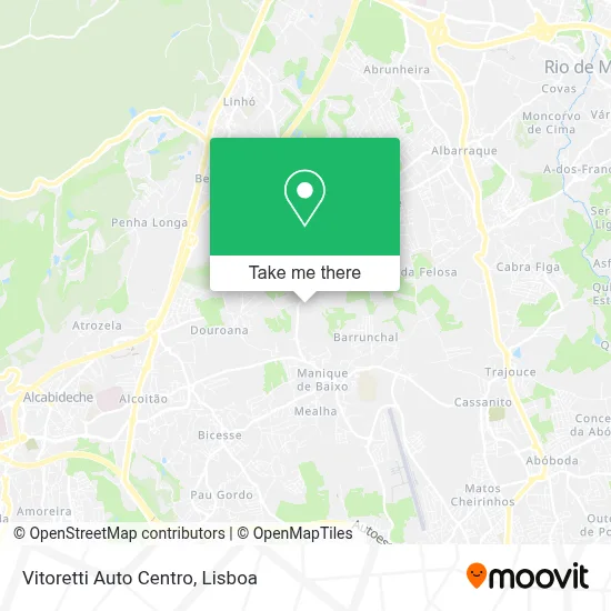 Vitoretti Auto Centro map