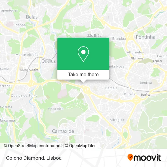 Colcho Diamond map