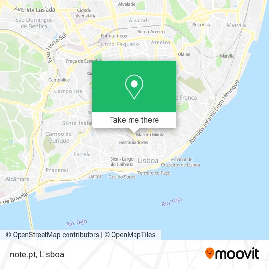 note.pt map