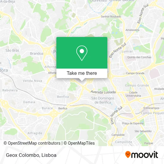 Geox Colombo map