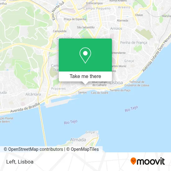 Left map