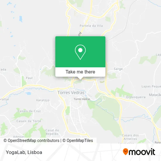 YogaLab map