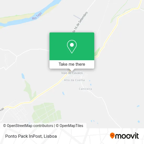 Ponto Pack InPost map