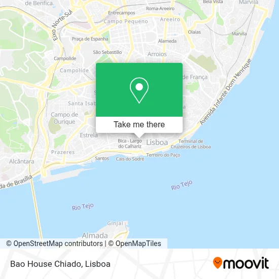 Bao House Chiado map