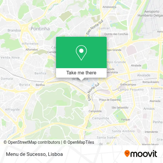 Menu de Sucesso map