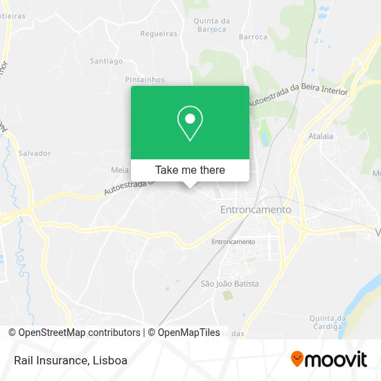 Rail Insurance map