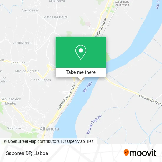 Sabores DP map