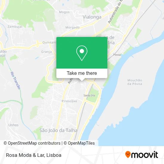 Rosa Moda & Lar mapa