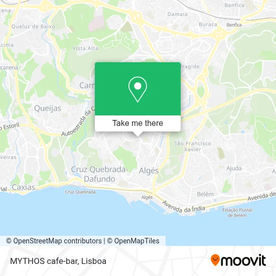MYTHOS cafe-bar map