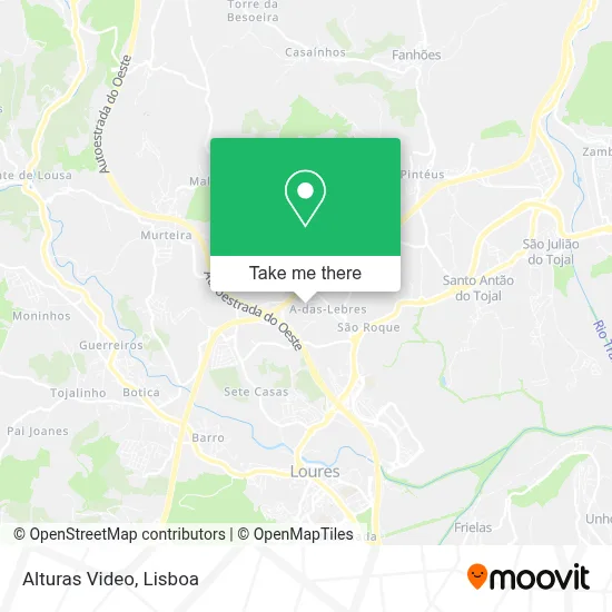 Alturas Video map
