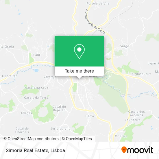 Simoria Real Estate map