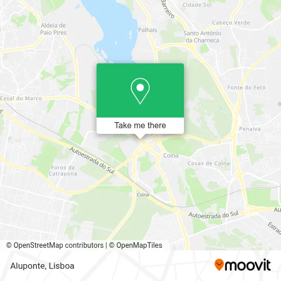 Aluponte map
