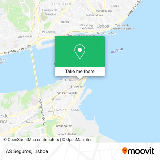 AS Seguros map
