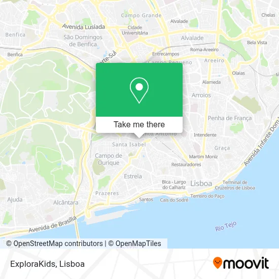 ExploraKids map