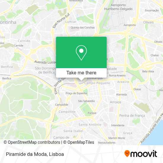 Piramide da Moda map
