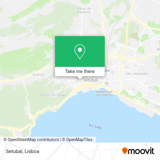 Setubal map