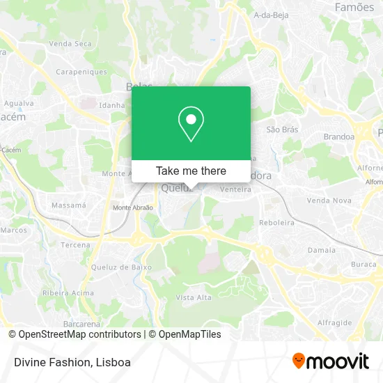 Divina Moda map