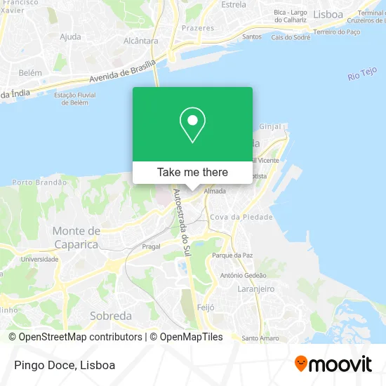 Pingo Doce map
