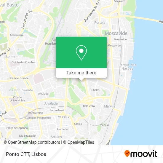 Ponto CTT map