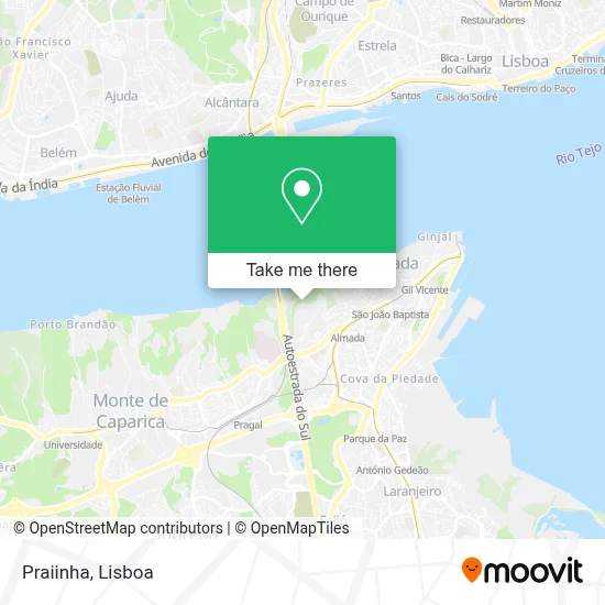 Praiinha map