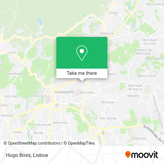 Hugo Boss map