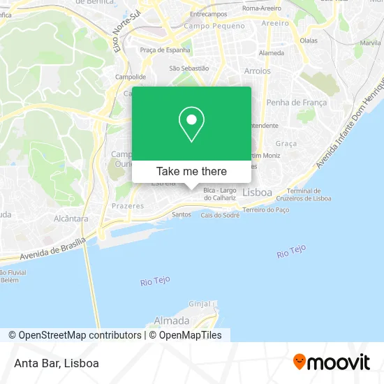 Anta Bar map