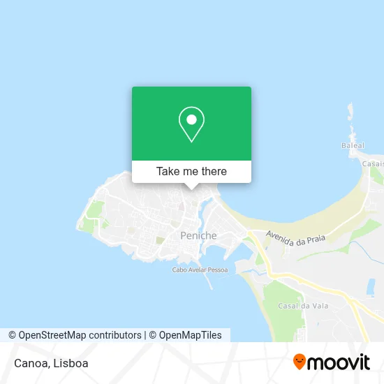 Canoa map