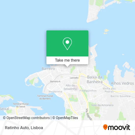 Ratinho Auto mapa