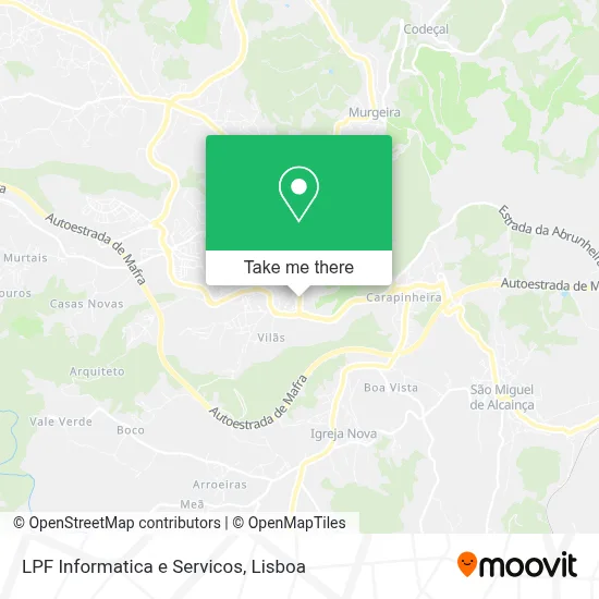 LPF Informatica e Servicos mapa